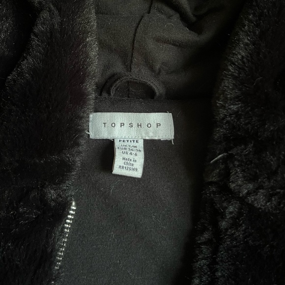 TopShop Faux Fur Jacket - Picture 2 of 6